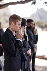 Justin Drew Bieber Ghost 2021 Black Suit - Image 2