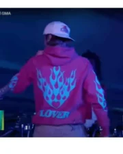 Justin Bieber Hold On Lover Pink Hoodie - Image 2
