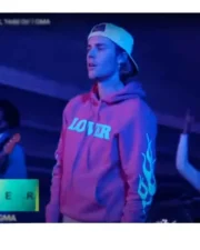 Justin Bieber Hold On Lover Pink Hoodie