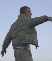 Justin Drew Bieber Stay Grey Puffer Jacket - Image 3