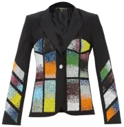 Ted Lasso S03 Keeley Jones Beaded Wool Blazer - Image 5