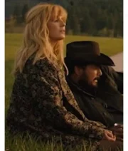 Yellowstone S05 Beth Dutton Floral Coat - Image 2