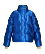 Justin Bieber London Fashion Week Blue Puffer Jacket - Image 5