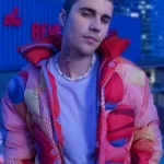 Justin Bieber Our World Multicolor Puffer Jacket