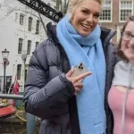 Ted Lasso Rebecca Welton Gray Puffer Coat