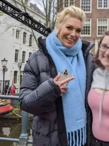 Ted Lasso Rebecca Welton Gray Puffer Coat