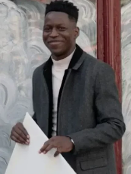 Sam Obisanya Ted Lasso Grey Coat