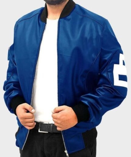 David Puddy Seinfeld 8 Ball Blue Bomber Jacket