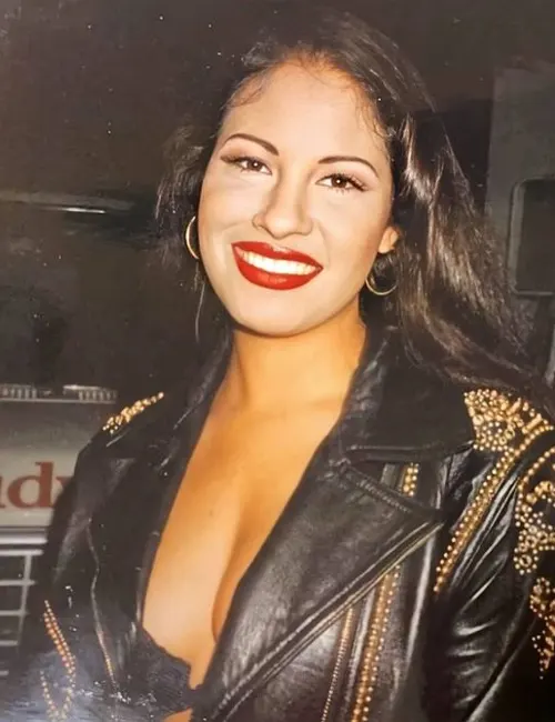 Selena-Quintanilla-Black-Biker-Vegan-Studded-Leather-Jacket.webp Selena Quintanilla Black Biker Vegan Studded Leather Jacket - Image 3