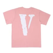 Pink Vlone Shirt Stylish Friends Tee with Staple Logo SS23 - Image 5