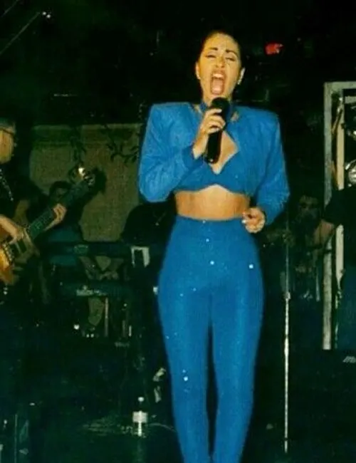 Singer-Selena-Quintanilla-Blue-Cropped-Jackets.webp Singer Selena Quintanilla Blue Cropped Jacket - Image 3