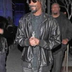 Snoop Dogg Black Leather Jacket
