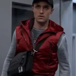 Ted Lasso Jamie Tartt S02 Red Hooded Vest