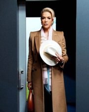 Ted Lasso Rebecca Welton Brown Long Trench Coat