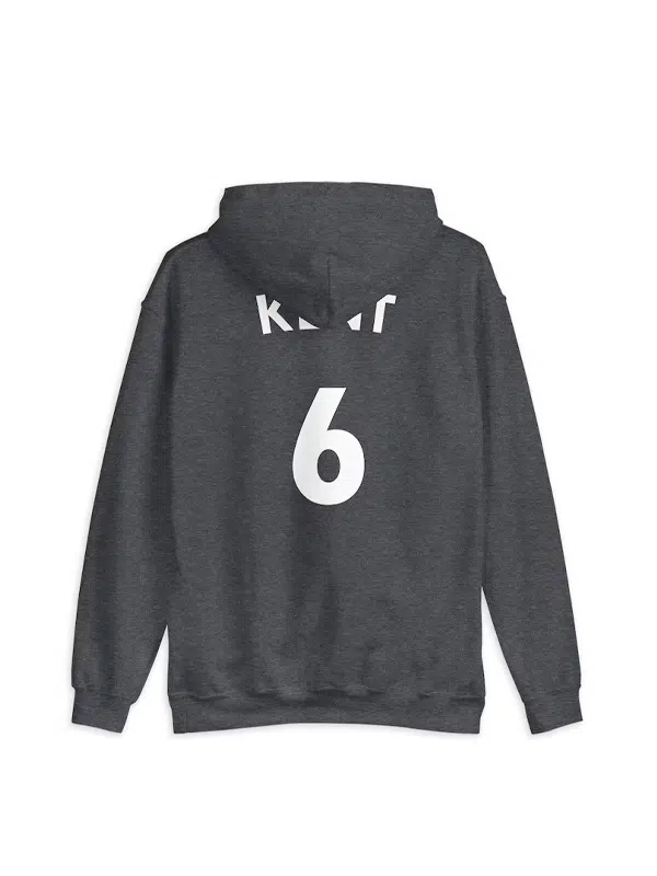 Ted-Lasso-Roy-Kent-6-AFC-Richmond-Hoodie-Grey-Back.webp Ted Lasso Roy Kent 6 Fleece Hoodie Multiple Colors - Image 3