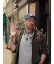 Ted Lasso S01 Coach Beard Green Hoodie - Image 2