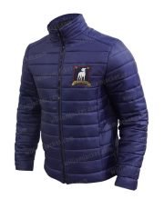 Ted Lasso S02 Jason Sudeikis Navy Blue Parachute Puffer Jacket - Image 4