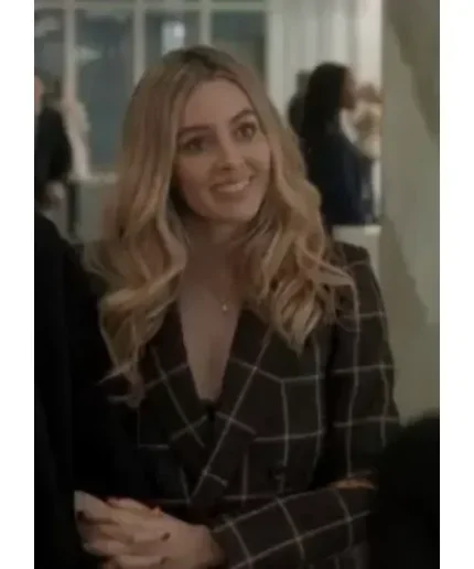 Ted Lasso S03 Bex Black Plaid Blazer