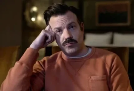 Ted Lasso S03 E06 Jason Sudeikis Orange Sweatshirt