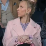 Ted Lasso S03 Juno Temple Pink Coat