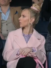 Ted Lasso S03 Juno Temple Pink Coat