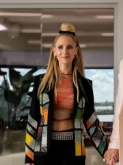 Ted Lasso S03 Keeley Jones Beaded Wool Blazer