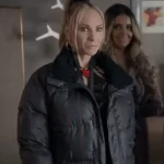 Ted Lasso S03 Keeley Jones Striped Puffer Jacket