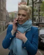 Ted Lasso S03 Rebecca Welton Wool Blue Blazer