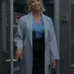 Ted Lasso S03 Rebecca Welton Grey Trench Coat