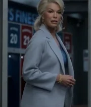 Ted Lasso S03 Rebecca Welton Grey Trench Coat - Image 2