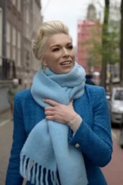 Ted Lasso S03 Rebecca Welton Wool Blue Blazer - Image 2