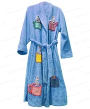 Tyler Durden Fight Club Bath Robe Iconic Movie Lounge Wear - Image 2