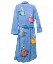 Tyler Durden Fight Club Bath Robe Iconic Movie Lounge Wear - Image 3