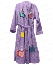 Tyler Durden Fight Club Bath Robe Iconic Movie Lounge Wear - Image 4