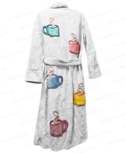 Tyler Durden Fight Club Bath Robe Iconic Movie Lounge Wear - Image 8