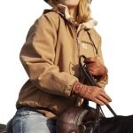 Yellowstone Kelly Reilly Brown Fur Collar Hooded Jacket