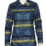 Yellowstone S02 E08 Kelly Reilly Beth Dutton Blue Jacket