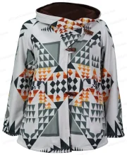 Yellowstone Kelly Reilly White Poncho Cloak Coat - Image 2