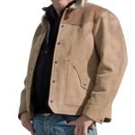 Men Yellowstone S03 Ep08 John Dutton Brown Leather Jacket