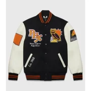 Sunset Glory Dylan's Phoenix Suns Wool Varsity Jacket for NBA Enthusiasts