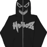 Heroz Hoodie Y2K Double Hooded Zip-Up Unisex