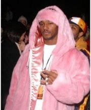Cam'Ron's Signature Pink Fur Shearling the Killa Cam Jacket