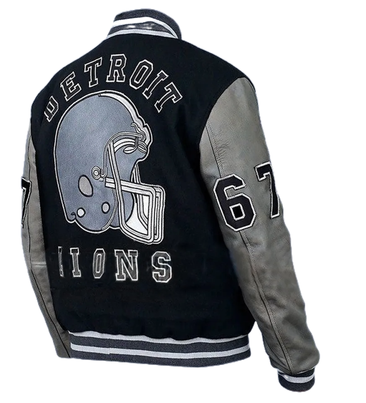 Eddie Brock Venom 2 Tom Hardy Detroit Lions Varsity Jacket