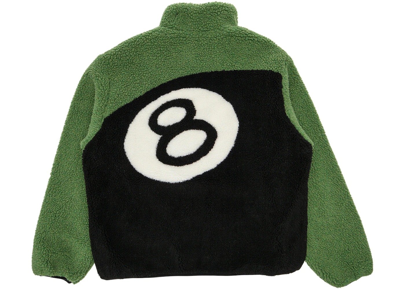 Stussy-8-Ball-Sherpa-Reversible Stussy 8 Ball Jacket - Image 7