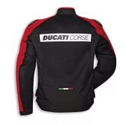 DUCATI CORSE Men Motorcycle Racing Leather Jacket - Image 2