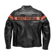 Harley Davidson Men's Genuine Leather Motorcycle Jacket - Image 2