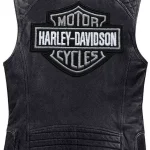 Harley Davidson Moto Café Biker Motorcycle Vest