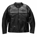 Harley Davidson Men's VOTARY Black Leather Jacket