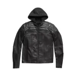 Harley-Davidson Skull Reflective Auroral Leather Jacket