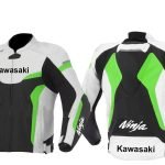 Kawasaki Motorbike Sports Racing Leather Jackets